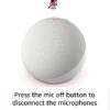 Amazon Echo Dot (newest model), Great for bedrooms, dining rooms and offices, Vibrant sounding Alexa speaker, Glacier White - Image 6