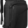 MATEIN Carry on Backpack, Extra Large Travel Backpack Expandable Airplane Approved Weekender Bag for Men and Women, Water Resistant Lightweight Daypack for Flight 40L, Black