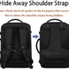 MATEIN Carry on Backpack, Extra Large Travel Backpack Expandable Airplane Approved Weekender Bag for Men and Women, Water Resistant Lightweight Daypack for Flight 40L, Black - Image 4