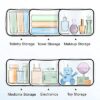 BAGSMART Clear Toiletry Bag, 2 Pack TSA Approved Travel Toiletry Bag Carry on Travel Accessories Bag Airport Airline Quart Size Bags Water Repellent Makeup Cosmetic Bag for Women (Black-2pcs) - Image 5
