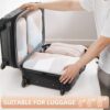 8 Set/10 Set Packing Cubes for Travel, Sturdy Suitcase Organizer in 4 Size(Extra Large, Large, Medium, Small), OlarHike Luggage Cubes with Toiletry Bag, Travel Essentials, Cruise Ship Gifts for Women - Image 4