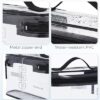 BAGSMART TSA Approved Toiletry Bag, 2 Pack Clear Makeup Cosmetic Bag Organizer, Quart Size Travel Bag for Toiletries, Carry-on Travel Accessories Essentials, Black-2pcs - Image 3